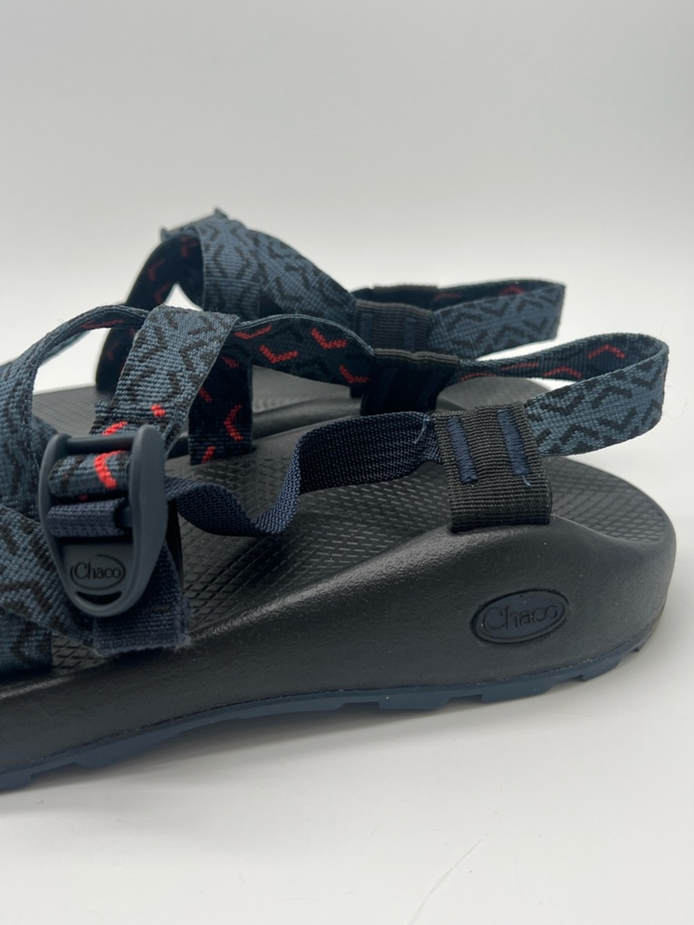 Chacos Z2 Men's Adjustable Strap Sandals Navy Black Men's 9 EUC Hiking Strapy - Picture 5 of 9
